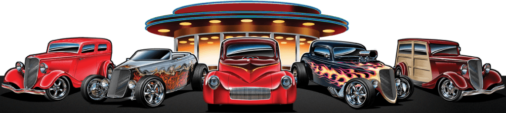 Productos de Rockabilly. Tu tienda online. coche clásico rockabilly